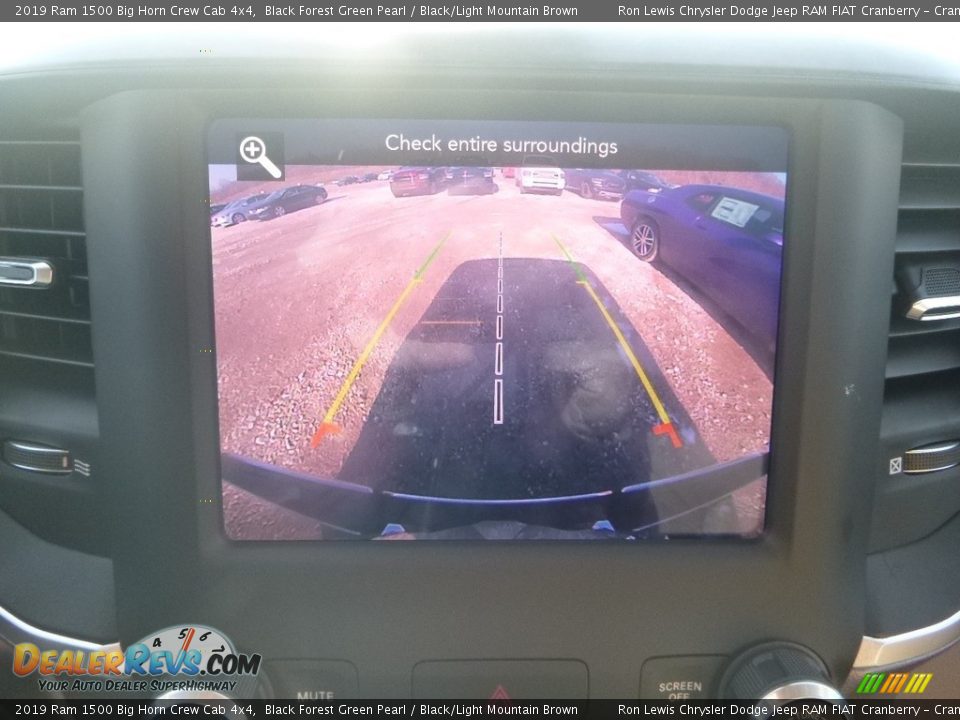 2019 Ram 1500 Big Horn Crew Cab 4x4 Black Forest Green Pearl / Black/Light Mountain Brown Photo #20