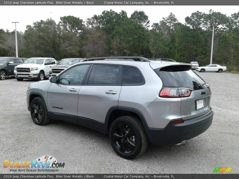 2019 Jeep Cherokee Latitude Plus Billet Silver Metallic / Black Photo #3