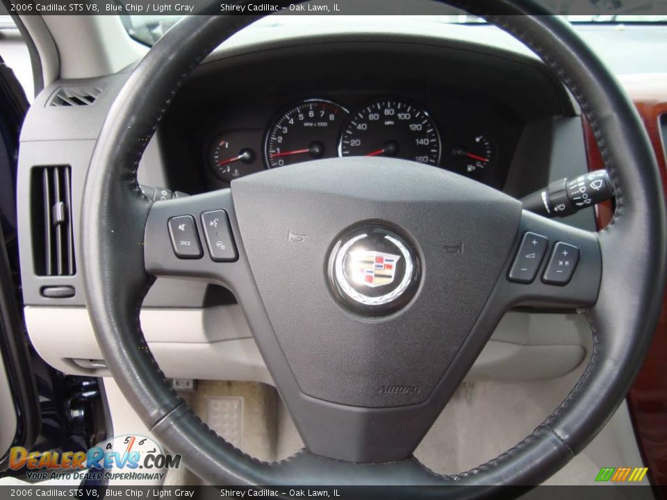 2006 Cadillac STS V8 Blue Chip / Light Gray Photo #16