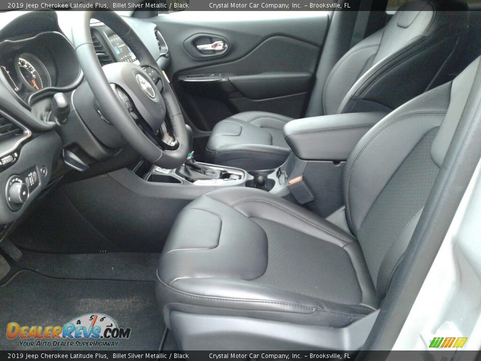 2019 Jeep Cherokee Latitude Plus Billet Silver Metallic / Black Photo #9