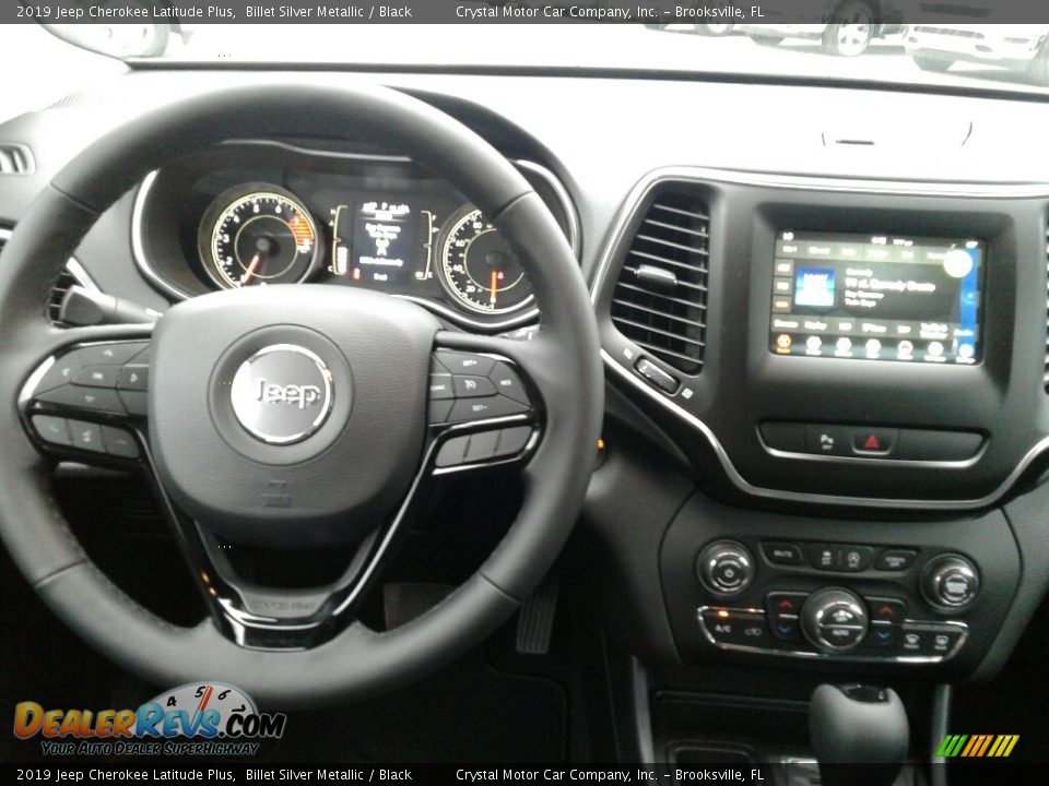 2019 Jeep Cherokee Latitude Plus Billet Silver Metallic / Black Photo #13