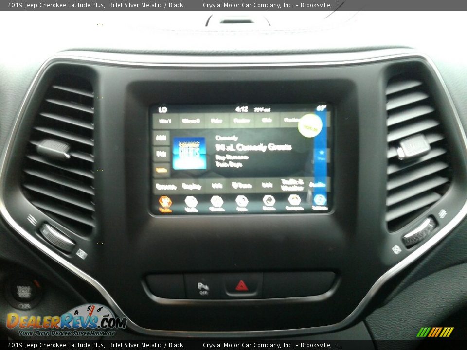 2019 Jeep Cherokee Latitude Plus Billet Silver Metallic / Black Photo #15