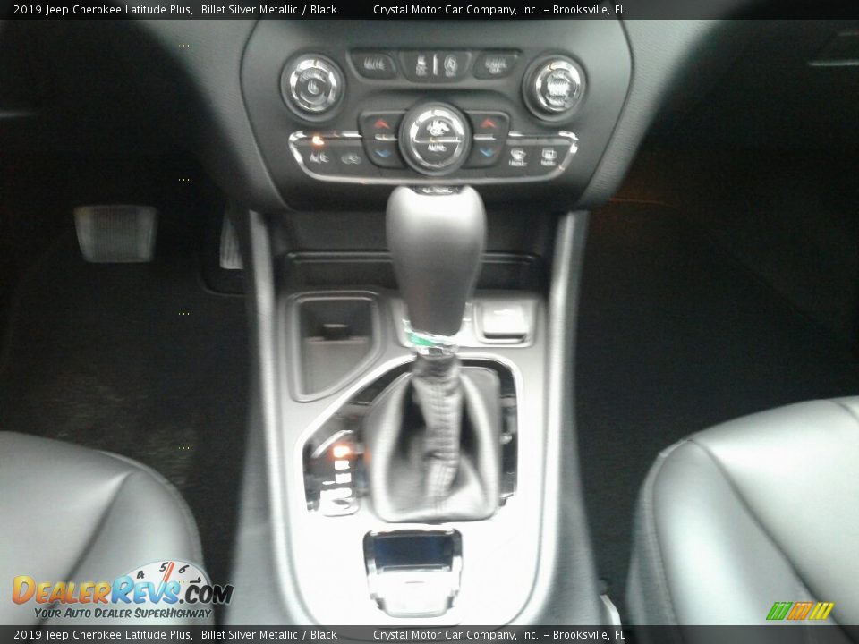 2019 Jeep Cherokee Latitude Plus Billet Silver Metallic / Black Photo #16