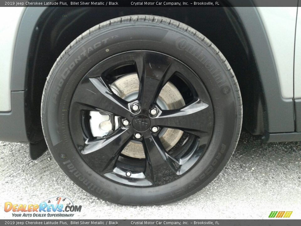 2019 Jeep Cherokee Latitude Plus Billet Silver Metallic / Black Photo #20