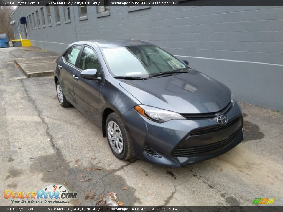 2019 Toyota Corolla LE Slate Metallic / Ash/Dark Gray Photo #1