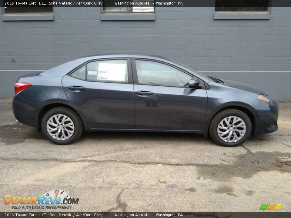 2019 Toyota Corolla LE Slate Metallic / Ash/Dark Gray Photo #2