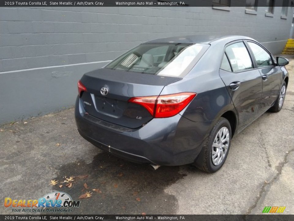 2019 Toyota Corolla LE Slate Metallic / Ash/Dark Gray Photo #3
