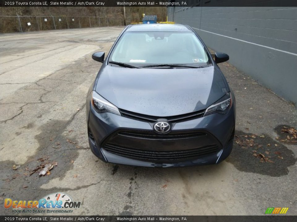 2019 Toyota Corolla LE Slate Metallic / Ash/Dark Gray Photo #8