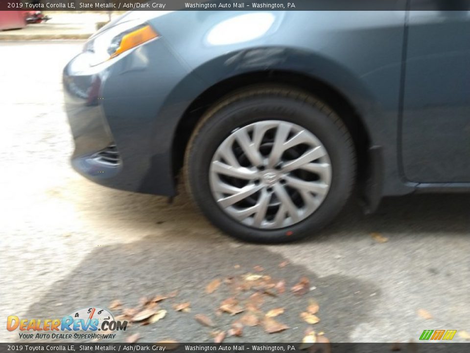 2019 Toyota Corolla LE Slate Metallic / Ash/Dark Gray Photo #9