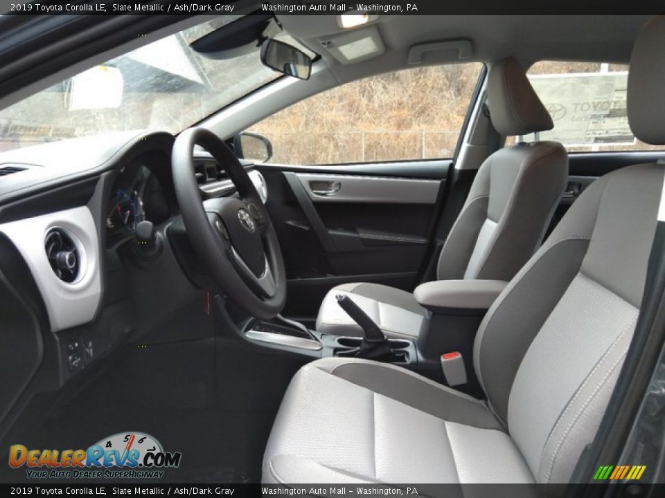 2019 Toyota Corolla LE Slate Metallic / Ash/Dark Gray Photo #11
