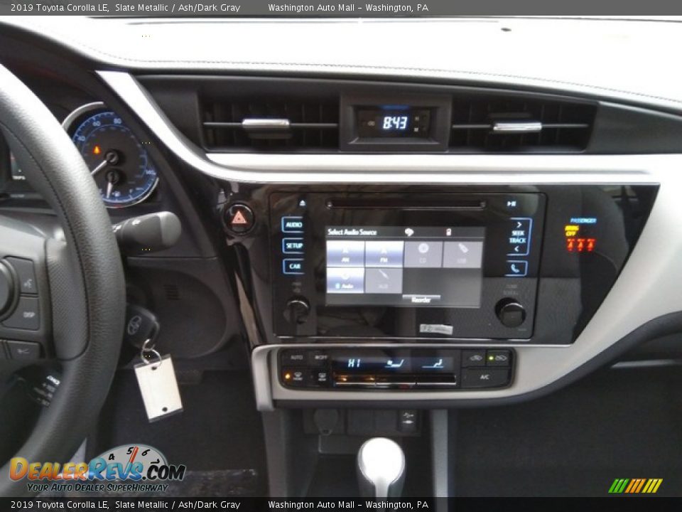 2019 Toyota Corolla LE Slate Metallic / Ash/Dark Gray Photo #15