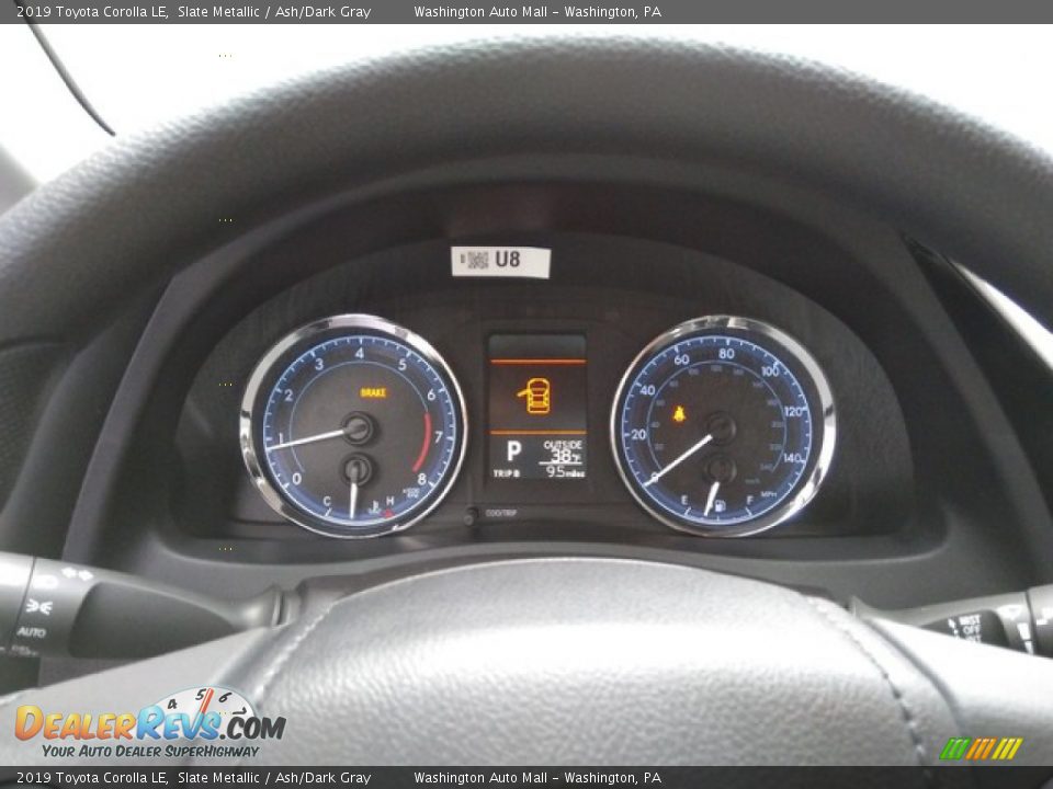 2019 Toyota Corolla LE Slate Metallic / Ash/Dark Gray Photo #17