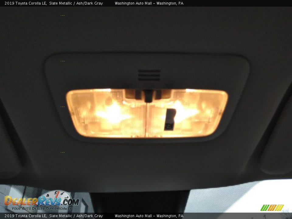 2019 Toyota Corolla LE Slate Metallic / Ash/Dark Gray Photo #18