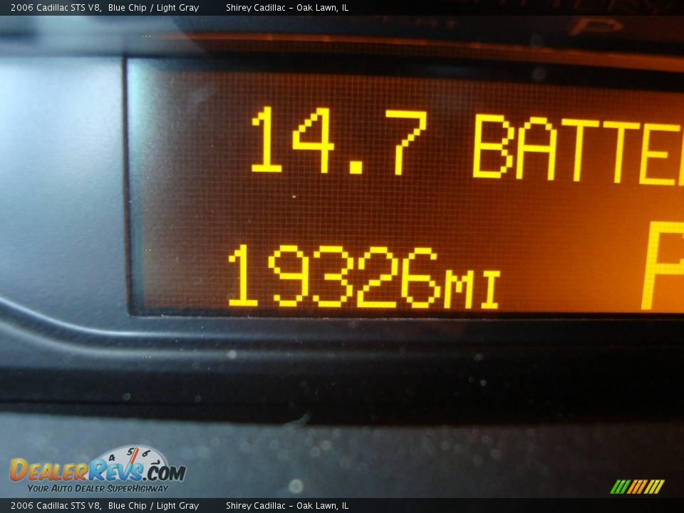 2006 Cadillac STS V8 Blue Chip / Light Gray Photo #20