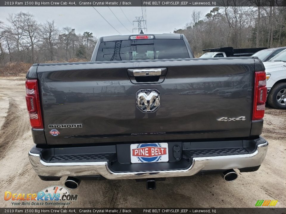 2019 Ram 1500 Big Horn Crew Cab 4x4 Granite Crystal Metallic / Black Photo #5