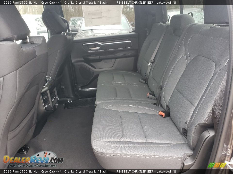 2019 Ram 1500 Big Horn Crew Cab 4x4 Granite Crystal Metallic / Black Photo #6