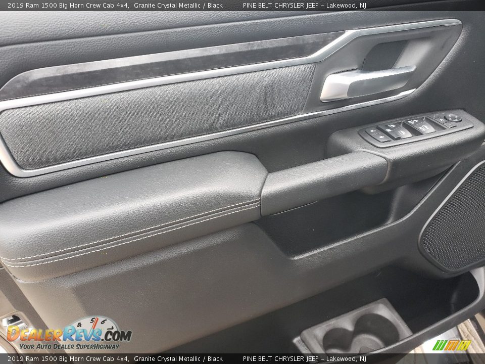2019 Ram 1500 Big Horn Crew Cab 4x4 Granite Crystal Metallic / Black Photo #7