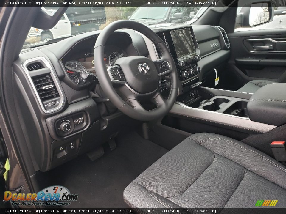 2019 Ram 1500 Big Horn Crew Cab 4x4 Granite Crystal Metallic / Black Photo #8