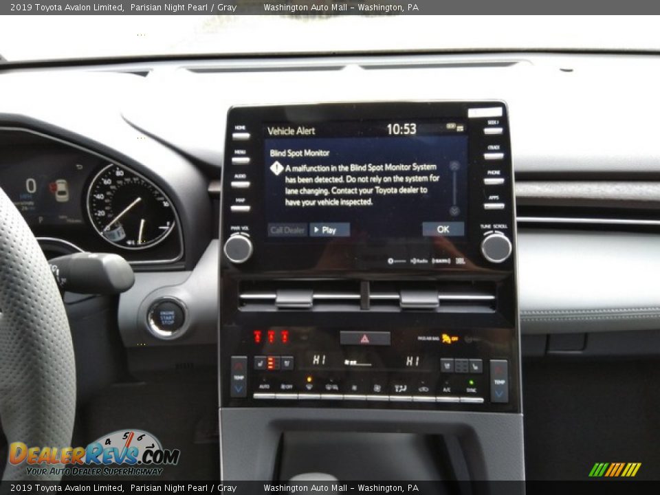 2019 Toyota Avalon Limited Parisian Night Pearl / Gray Photo #16