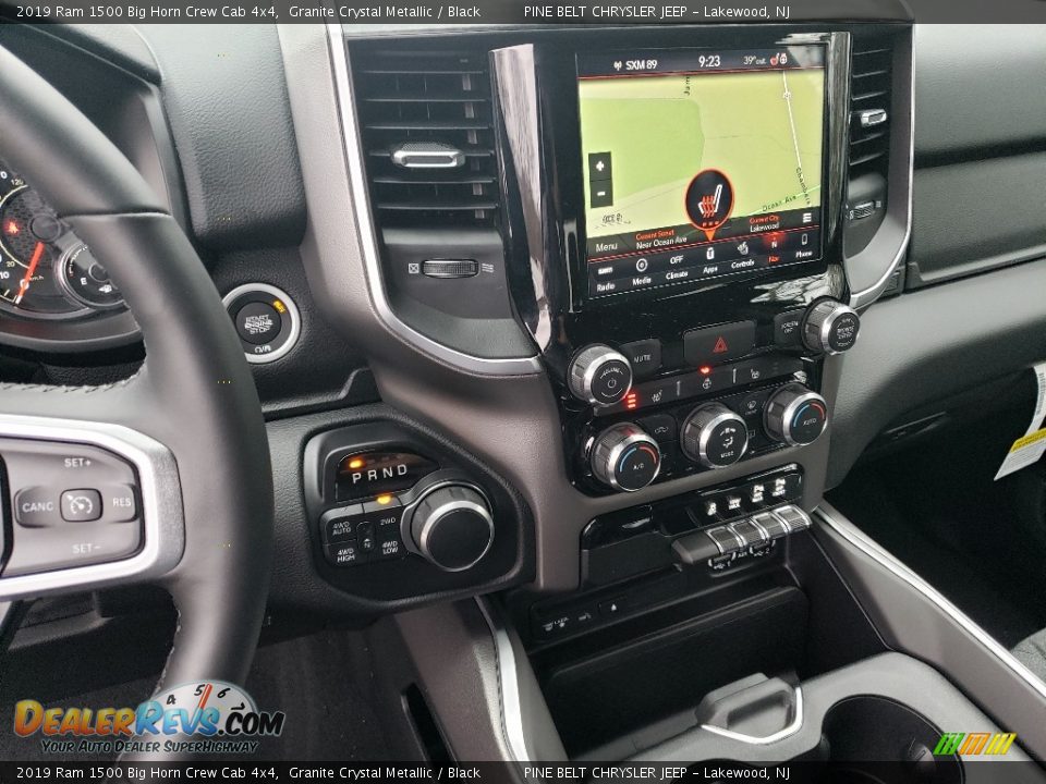 2019 Ram 1500 Big Horn Crew Cab 4x4 Granite Crystal Metallic / Black Photo #10