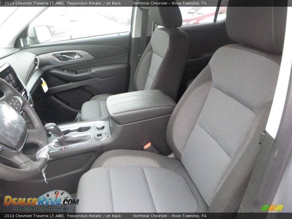 2019 Chevrolet Traverse LT AWD Pepperdust Metallic / Jet Black Photo #16