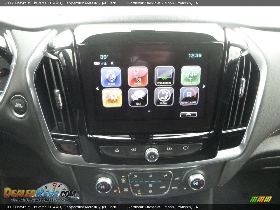 2019 Chevrolet Traverse LT AWD Pepperdust Metallic / Jet Black Photo #18