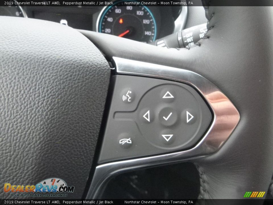 2019 Chevrolet Traverse LT AWD Pepperdust Metallic / Jet Black Photo #20