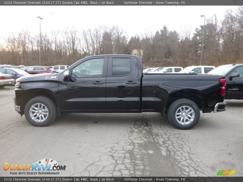 Black 2019 Chevrolet Silverado 1500 LT Z71 Double Cab 4WD Photo #2