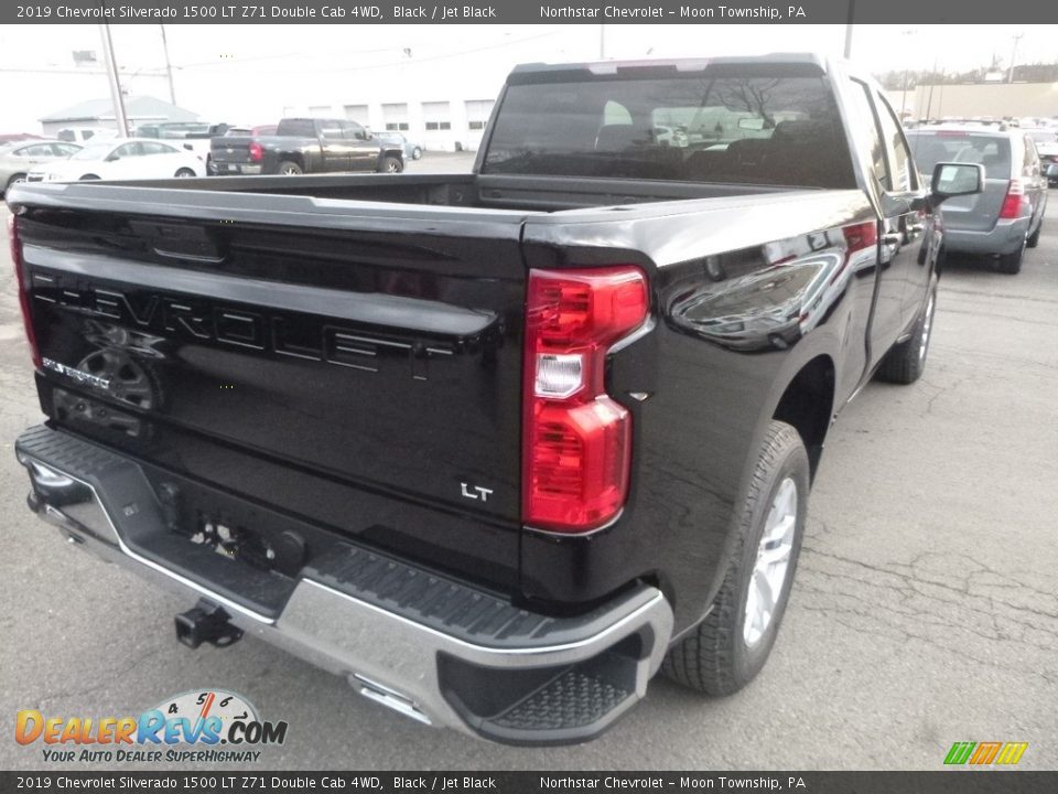 2019 Chevrolet Silverado 1500 LT Z71 Double Cab 4WD Black / Jet Black Photo #5