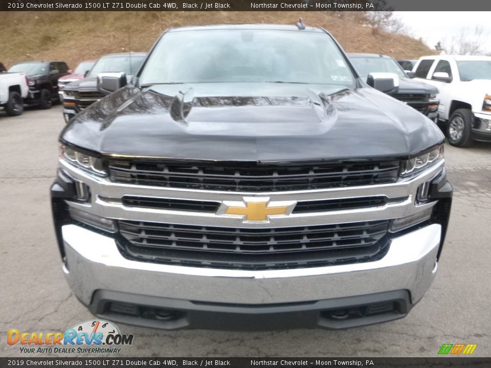 2019 Chevrolet Silverado 1500 LT Z71 Double Cab 4WD Black / Jet Black Photo #8