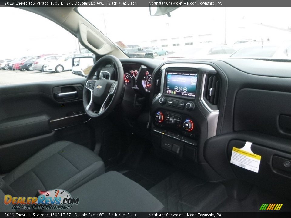 2019 Chevrolet Silverado 1500 LT Z71 Double Cab 4WD Black / Jet Black Photo #11