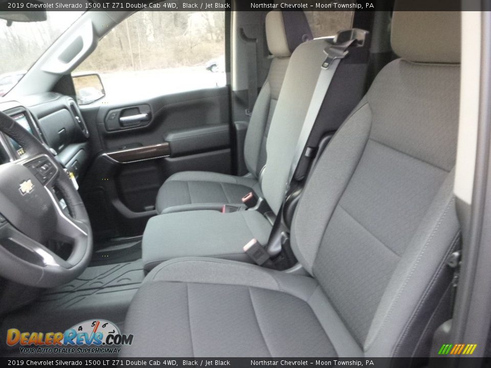 2019 Chevrolet Silverado 1500 LT Z71 Double Cab 4WD Black / Jet Black Photo #15