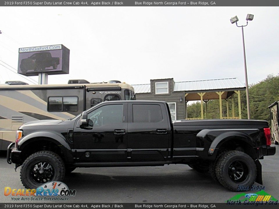 2019 Ford F350 Super Duty Lariat Crew Cab 4x4 Agate Black / Black Photo #2