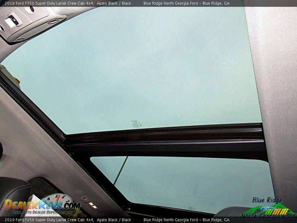 2019 Ford F350 Super Duty Lariat Crew Cab 4x4 Agate Black / Black Photo #5