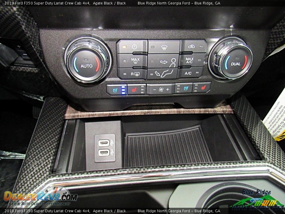 2019 Ford F350 Super Duty Lariat Crew Cab 4x4 Agate Black / Black Photo #11