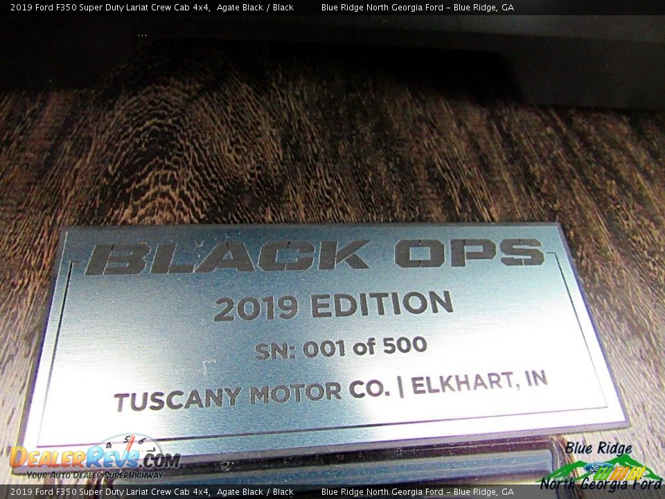 2019 Ford F350 Super Duty Lariat Crew Cab 4x4 Agate Black / Black Photo #12