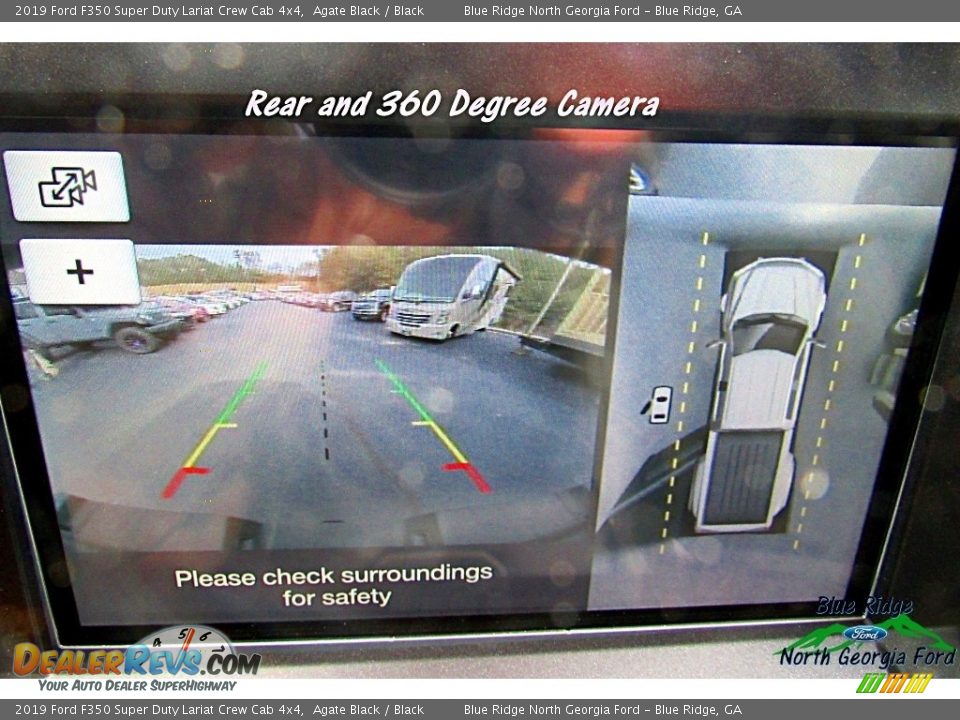 2019 Ford F350 Super Duty Lariat Crew Cab 4x4 Agate Black / Black Photo #13