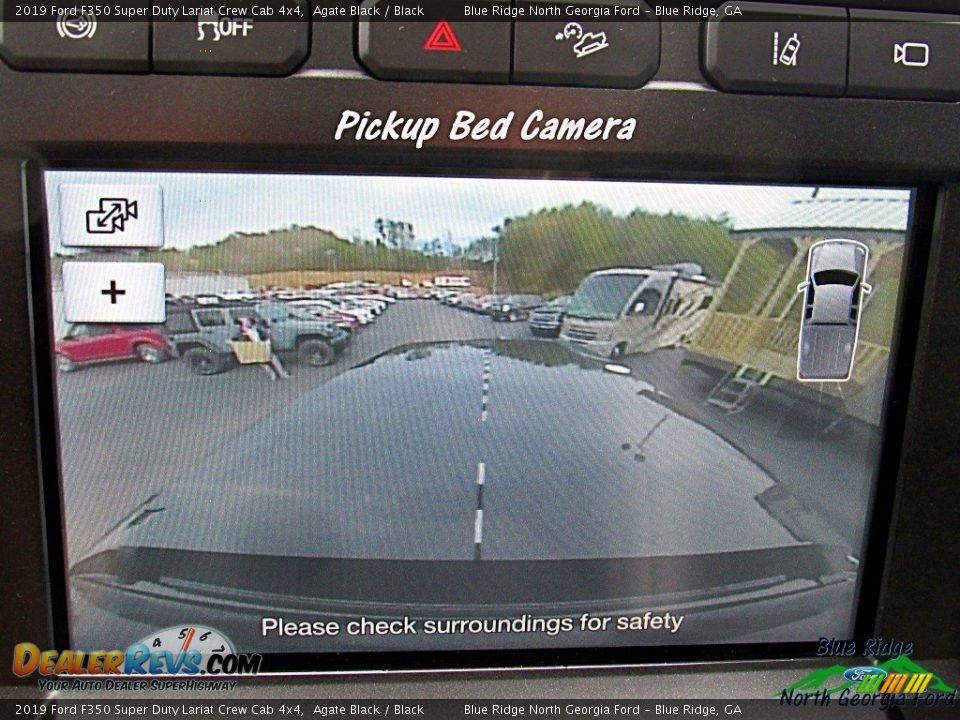 2019 Ford F350 Super Duty Lariat Crew Cab 4x4 Agate Black / Black Photo #14