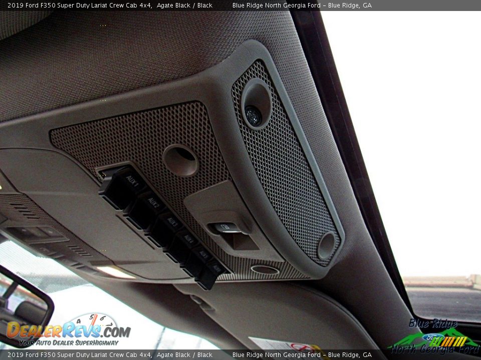 2019 Ford F350 Super Duty Lariat Crew Cab 4x4 Agate Black / Black Photo #16