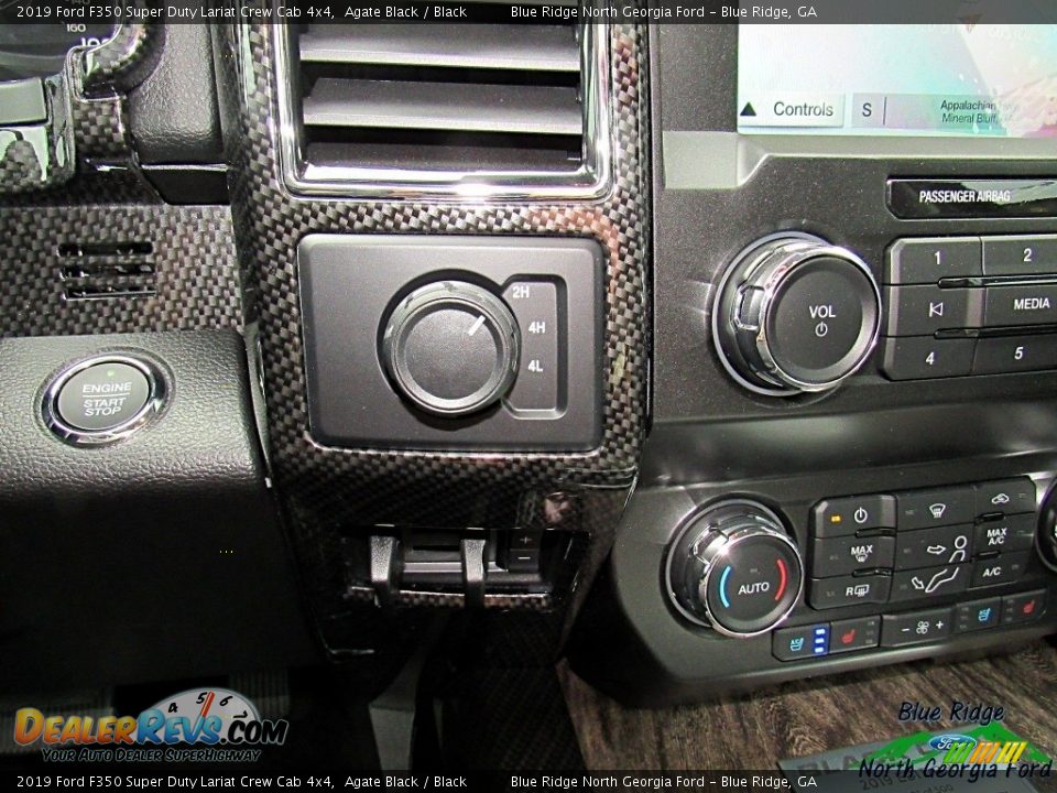 2019 Ford F350 Super Duty Lariat Crew Cab 4x4 Agate Black / Black Photo #17