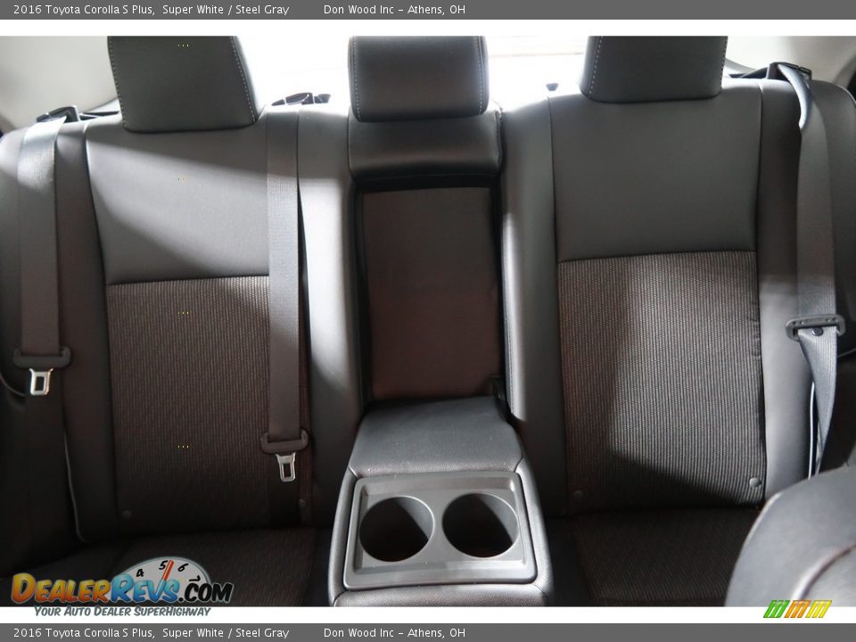 2016 Toyota Corolla S Plus Super White / Steel Gray Photo #26