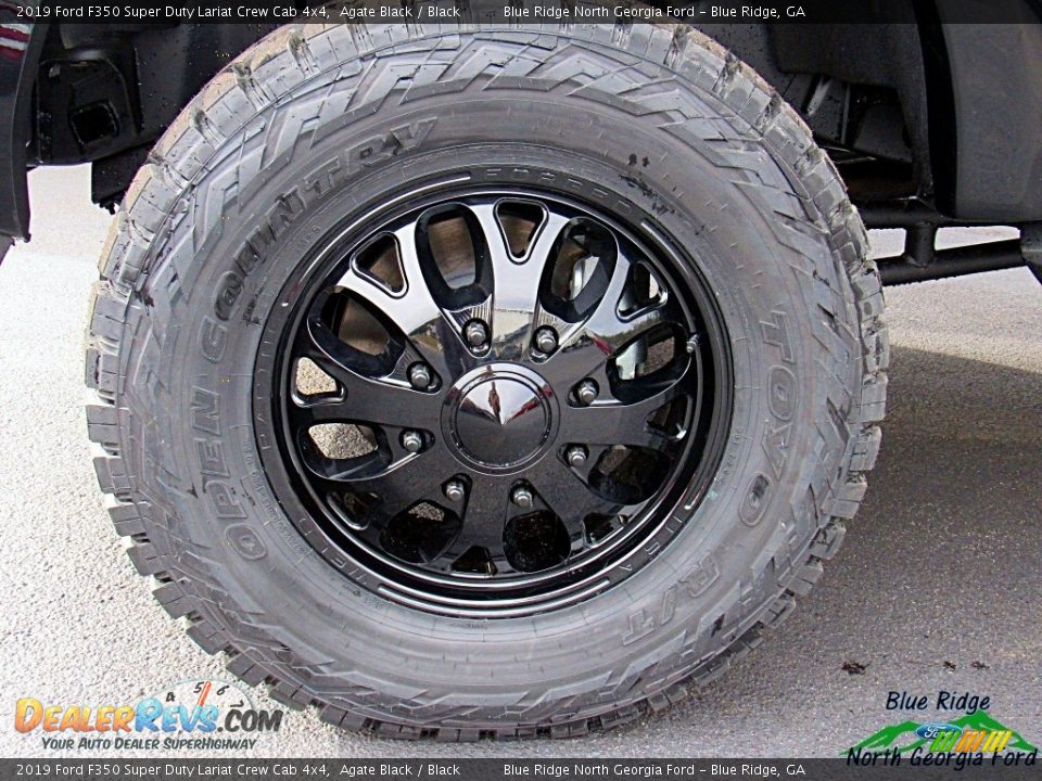 2019 Ford F350 Super Duty Lariat Crew Cab 4x4 Agate Black / Black Photo #20