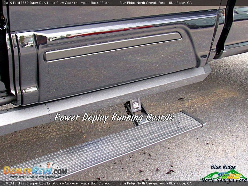 2019 Ford F350 Super Duty Lariat Crew Cab 4x4 Agate Black / Black Photo #22