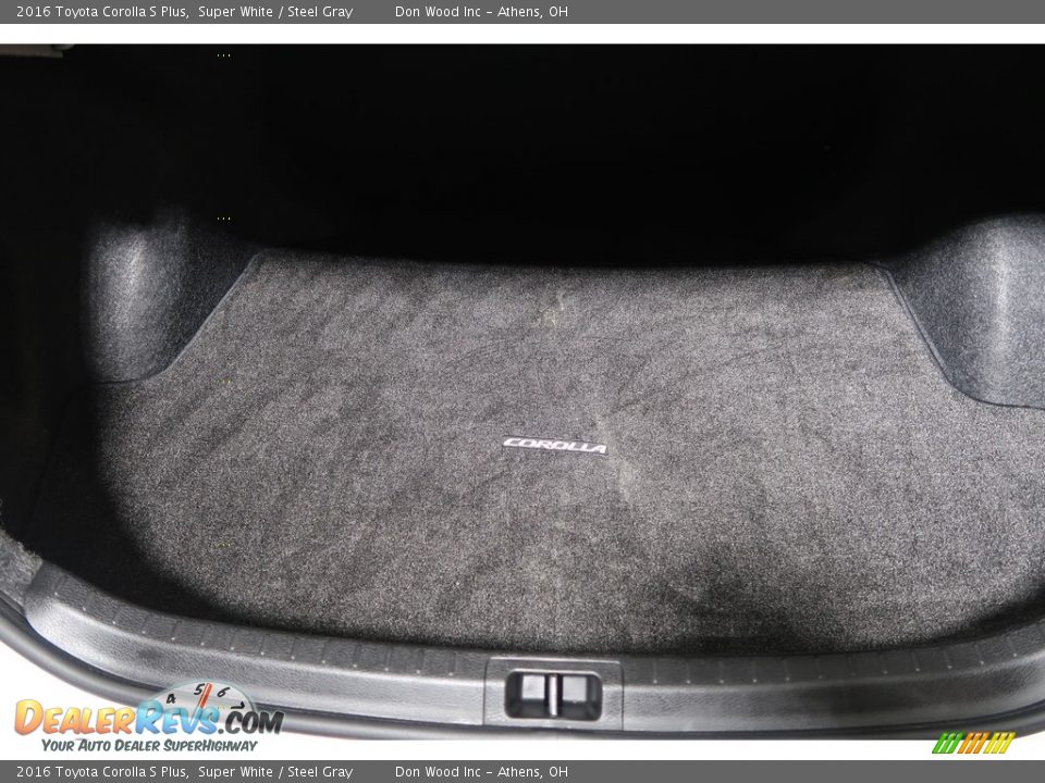 2016 Toyota Corolla S Plus Super White / Steel Gray Photo #33