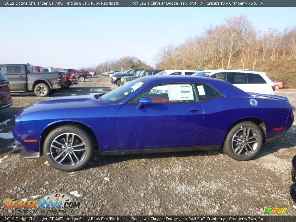 Indigo Blue 2019 Dodge Challenger GT AWD Photo #3