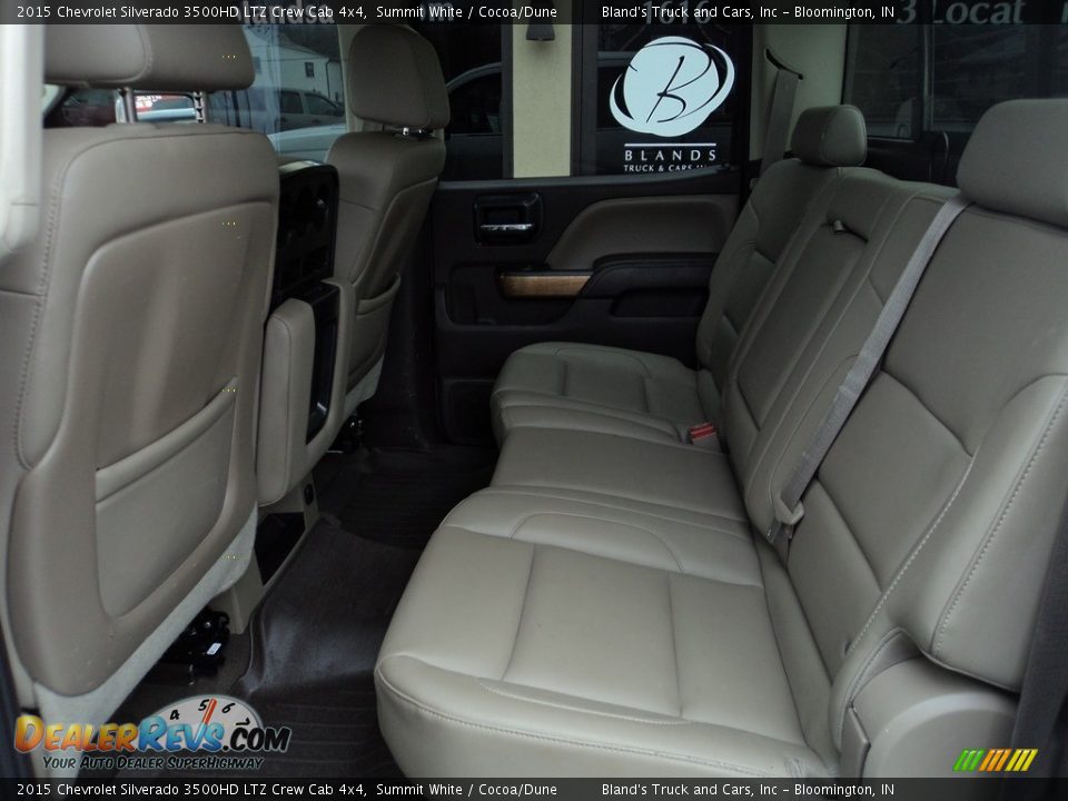 2015 Chevrolet Silverado 3500HD LTZ Crew Cab 4x4 Summit White / Cocoa/Dune Photo #9