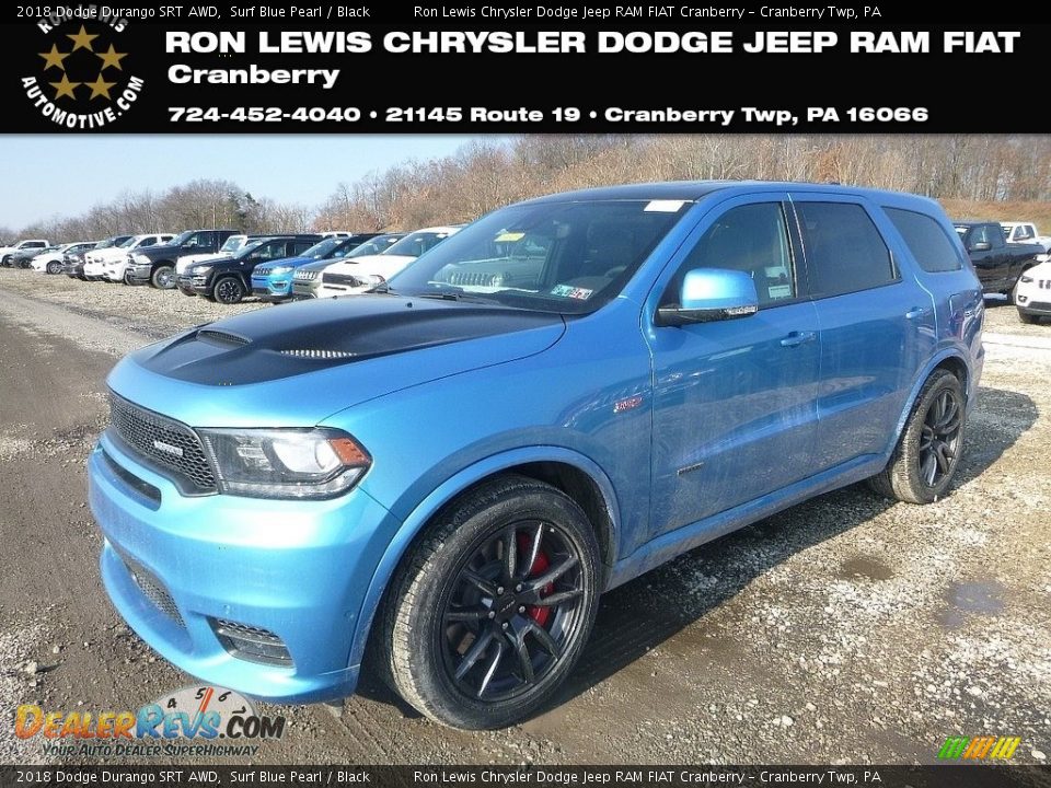2018 Dodge Durango SRT AWD Surf Blue Pearl / Black Photo #1