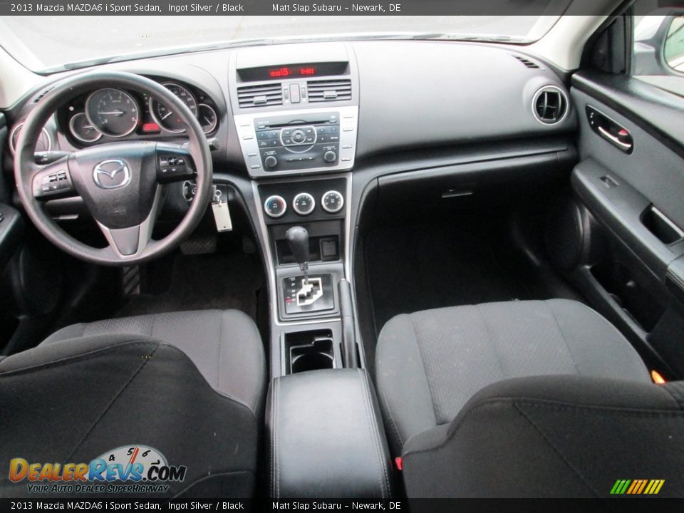 2013 Mazda MAZDA6 i Sport Sedan Ingot Silver / Black Photo #24