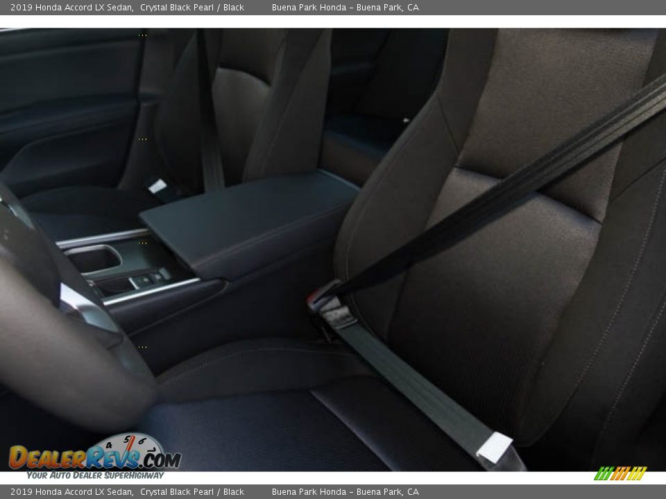2019 Honda Accord LX Sedan Crystal Black Pearl / Black Photo #21