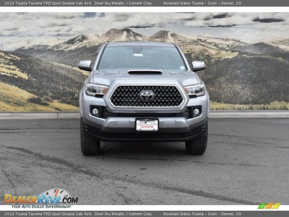 2019 Toyota Tacoma TRD Sport Double Cab 4x4 Silver Sky Metallic / Cement Gray Photo #2